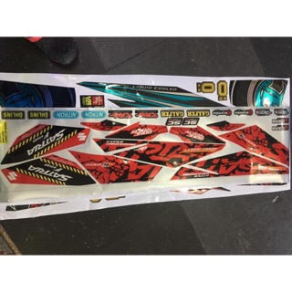 Tem rời satria đỏ đen