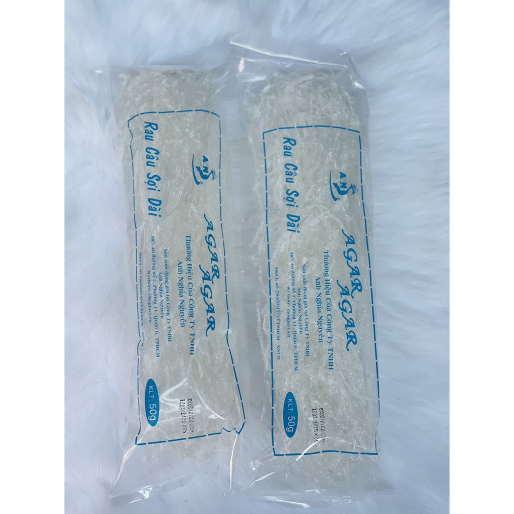 Rau câu sợi DÀI thương hiệu ANN 1 gói 50 Gram -  Chất lượng thơm ngon