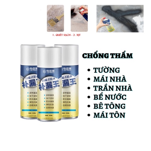 BÌNH XỊT CHỐNG THẤM NƯỚC CHỐNG DỘT ĐA NĂNG 450ML