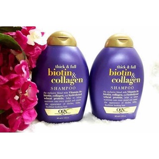 Cặp Dầu gội Biotin Collagen Tím 577ml