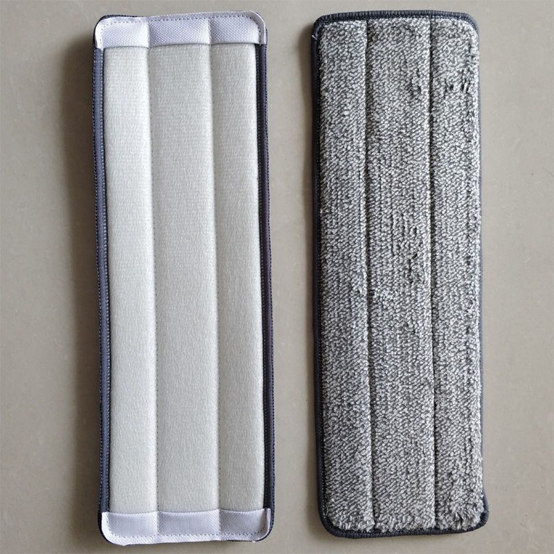 Set 2 Miếng Vải Lau Hình Chữ Nhật - 2 Đầu - Miếng lau  thay thế cho bộ lau ép thông minh