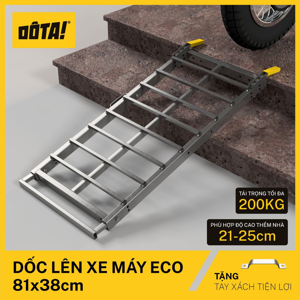 Dốc Lên Xe Máy (Cầu Dắt Xe Máy) DÔTA!  ECO 81x38CM