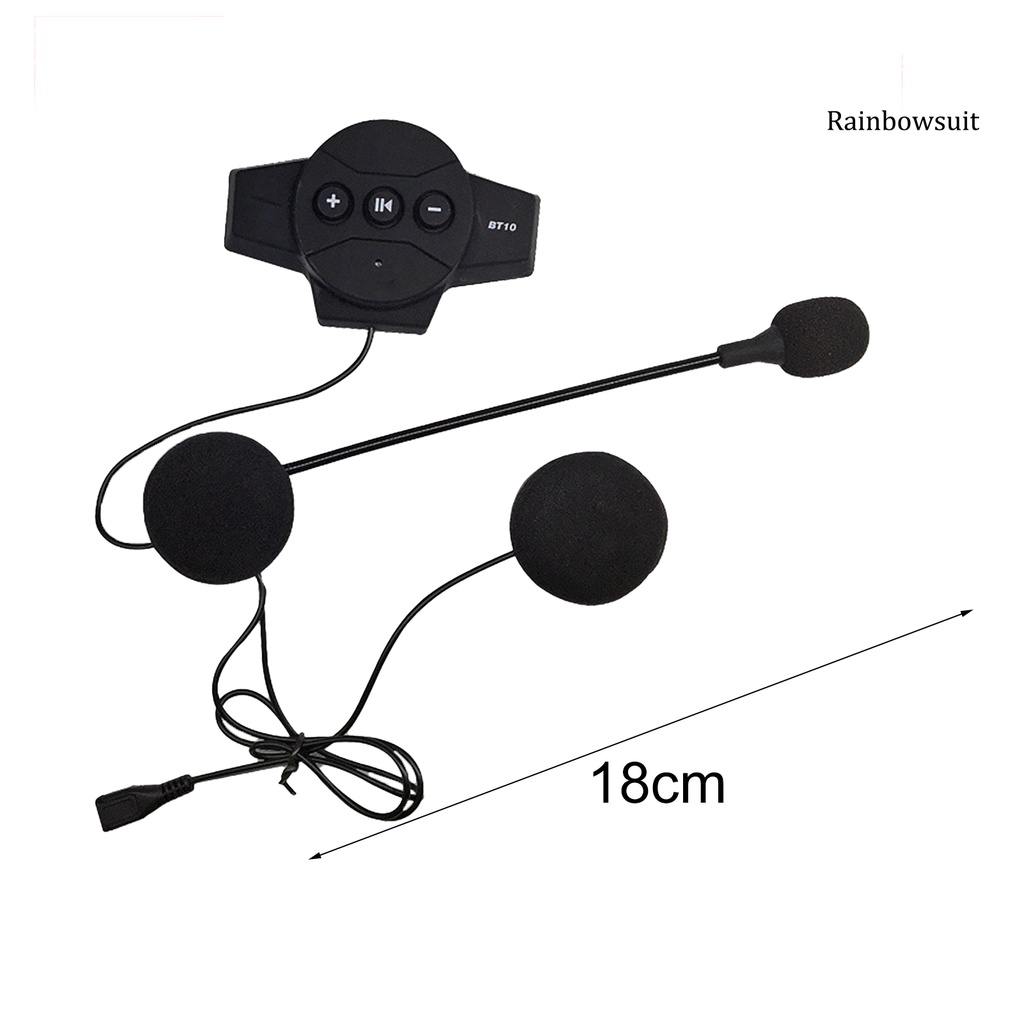 RB- BT10 Bluetooth 4.1 Mini Motor Bike Interphone Headphone with Microphone