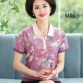 ÁO NGẮN TAY CỔ BẺ TRUNG NIÊN