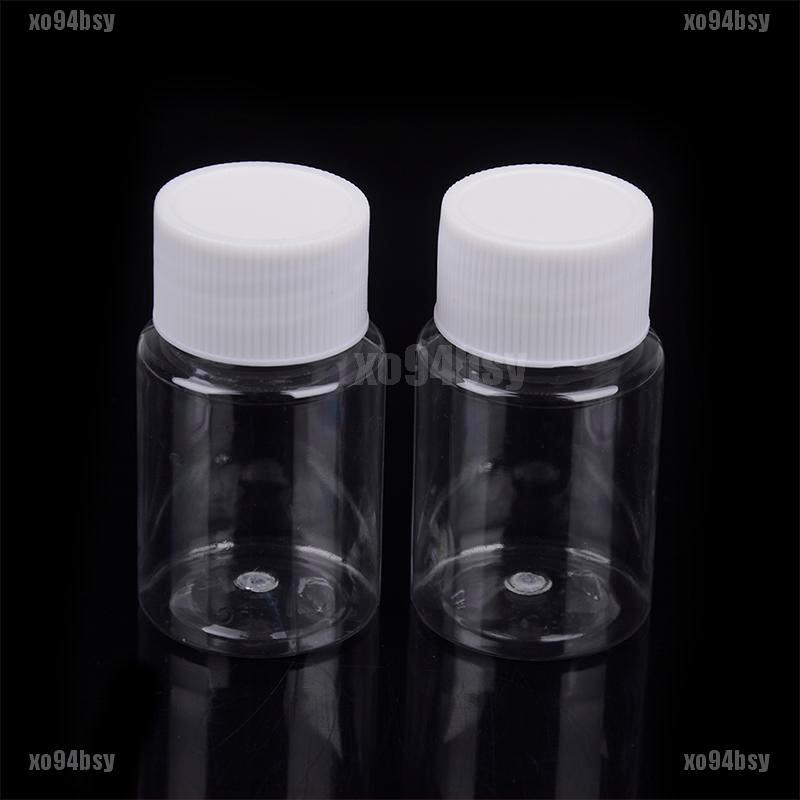 [xo94bsy]2Pcs 30ml plastic paint bottle transparent plastic bottle