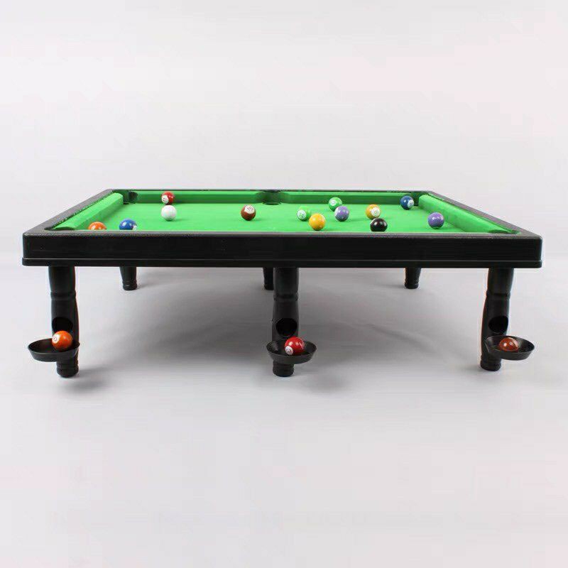 Bàn bi a mini cao cấp cho trẻ em và người lớn,bàn Bi-A Billiards Snooker  Size lớn 15 Bi , Mặt bàn vải Nỉ không bong