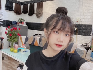 Mái thưa tóc thật móc tay