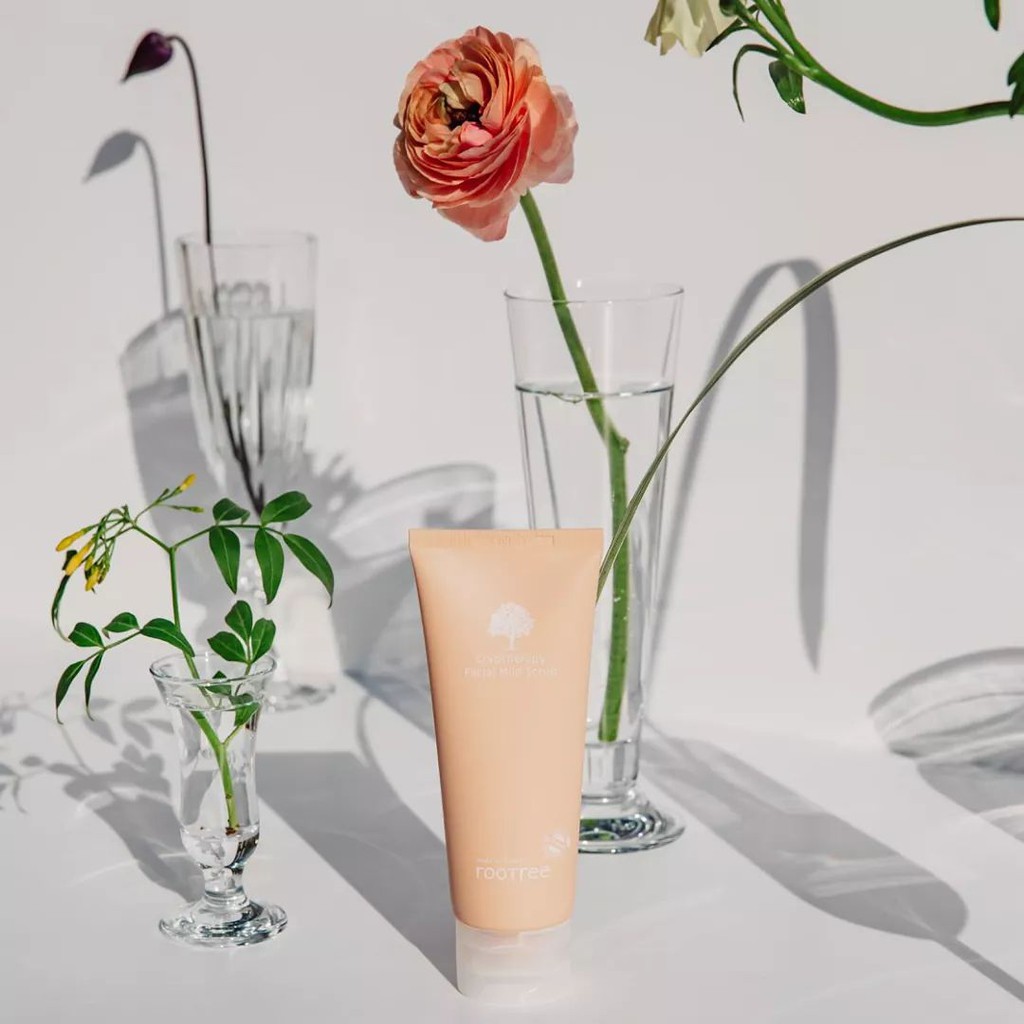 Kem Tẩy tế bào chết dạng kỳ Rootree Crytherapy Facial Mild Scrub 100ml _ Rootree Chính Hãng