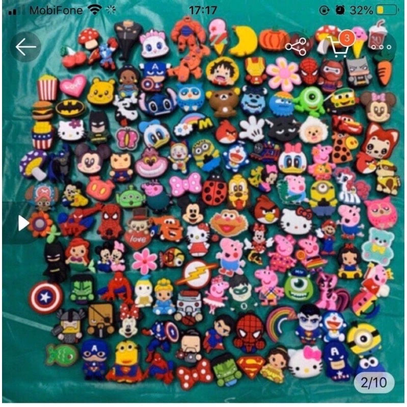 JB , Stiker cross , Gắn Dép