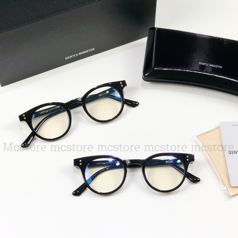 KÍNH MILAN 01 ĐEN ACETATE CAO CẤP CHỐNG UV BY MCSTORE