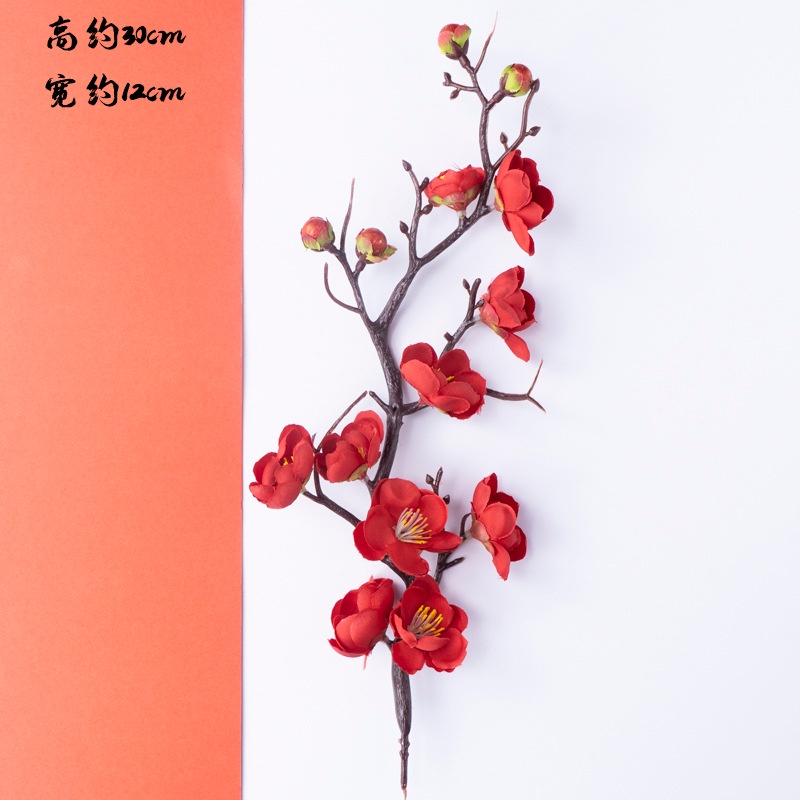 Cây cắm trang trí bánh kem kiểu nhánh hoa mận sáng tạo tùy chọn màu sắc