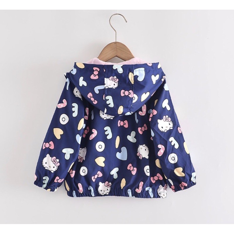 Áo khoác gió cao cấp cho bé gái