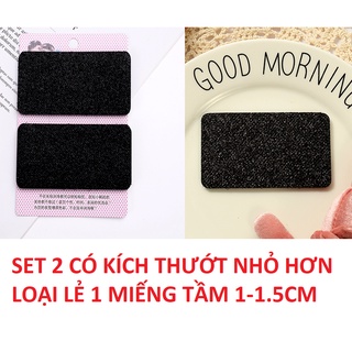 Miếng dán tóc đen kim tuyến giá rẻ giữ tóc con không rớt DA02