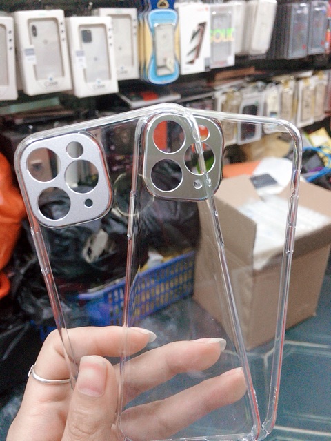 ỐP LƯNG VESCENT CỨNG TRONG VIỀN CAM BẢO VỆ IPHONE 11 / 11 PRO