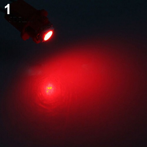 Bộ 10 bóng đèn led cho xe hơi T5 B8.5D DC 12V - 14V 0.2W