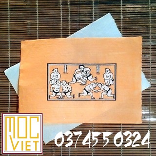 Tranh đông hồ Đấu vật