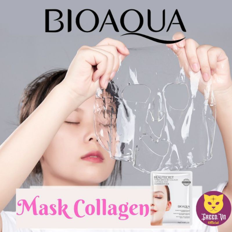 SỈ 10 MIẾNG MASK THỦY TINH COLLAGEN BIOAQUA[COMBO10]