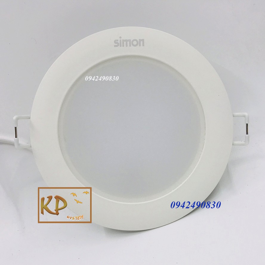 Đèn LED âm trần downlight ánh sáng trung tính 4000K 8W valor Simon N03E0-1100