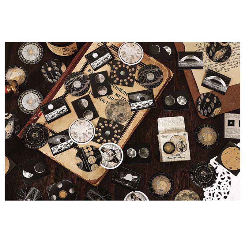 Hộp 46 Miếng Dán Trang Trí Thiệp/Sổ Tay/Sổ Tay Thủ Công