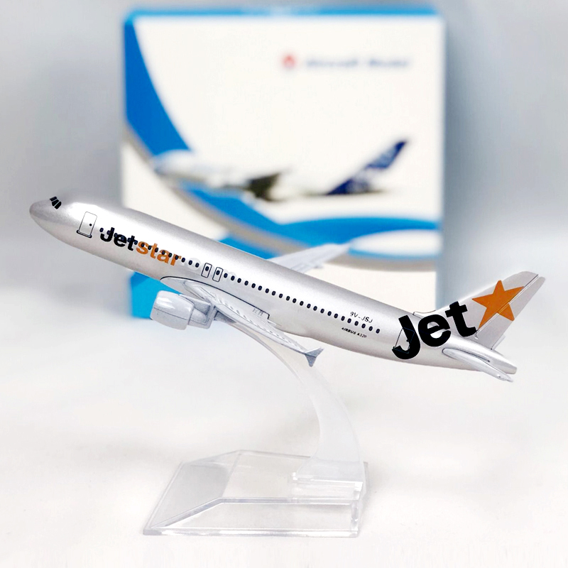 AIRCRAFT MODEL Mô Hình Máy Bay Jetstar Airways Airbus 320 A320 16cm