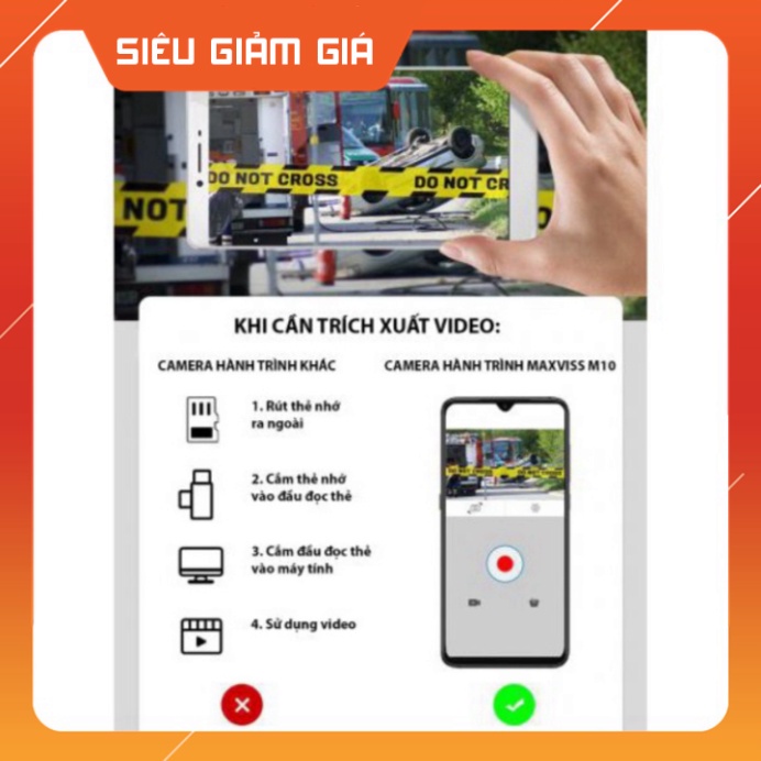 Camera hành trình quốc dân Maxviss M10 công nghệ Hàn Quốc HÀNG CAO CẤP | BigBuy360 - bigbuy360.vn