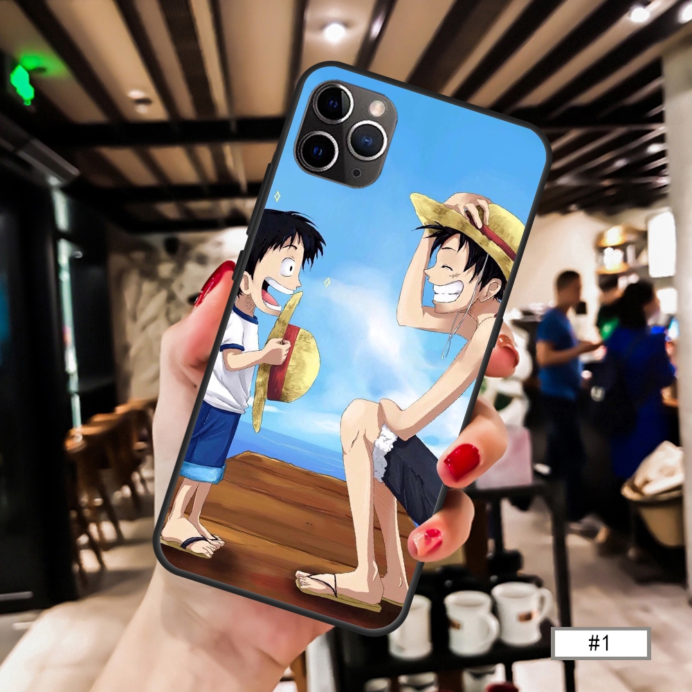Ốp điện thoại in họa tiết Luffy hoạt hình cho IPhone11 Pro Max Pro 11 XS MAX XR X 7 8 6 Plus 6s