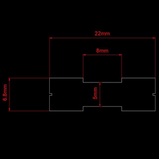 Bộ 3 Chốt Cán Dao Đồng Thau 6.8mm