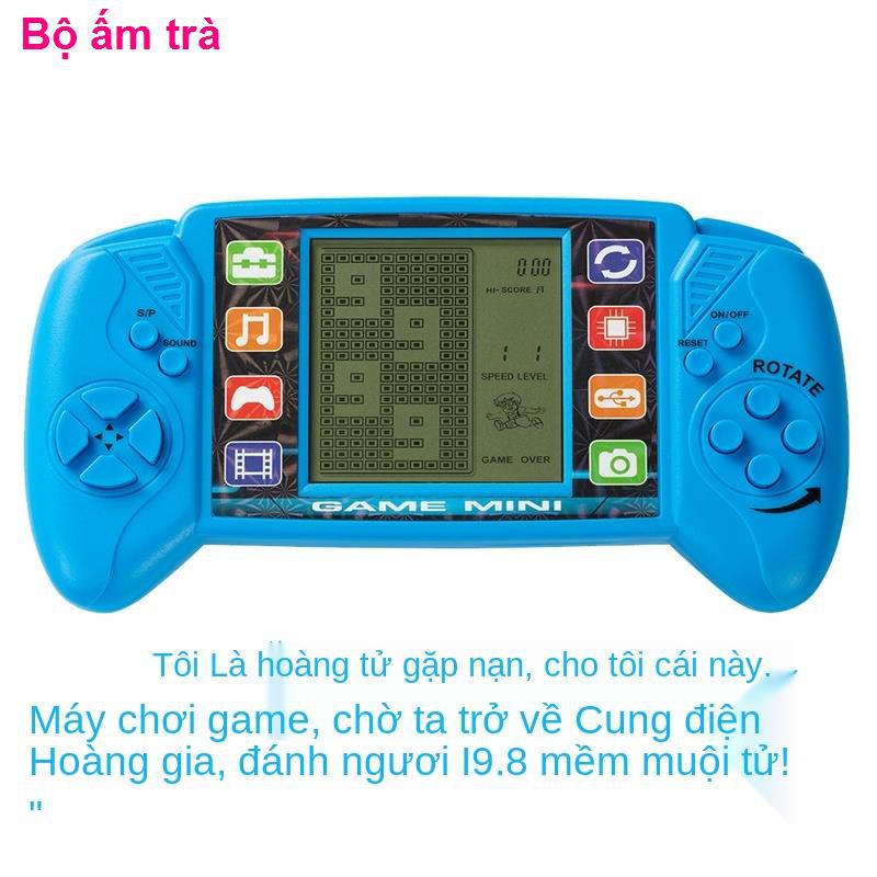 Máy chơi game điện tửĐồ chơi cầm tay Retro PSP Máy game Tetris cổ điển kiểu cũ post- Màn hình lớn đen trắng giải đố