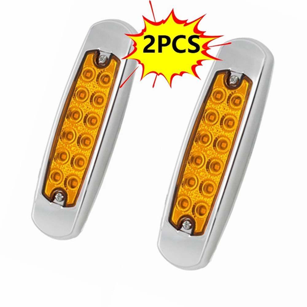 Đèn Tín Hiệu Bên Hông Xe Hơi / Tàu Thuyền 12 Bóng LED 24V Màu Trắng