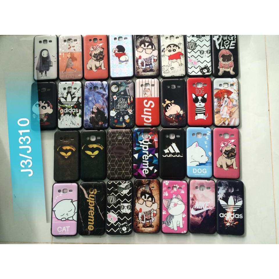 Ốp lưng samsung j3/j310 dẻo in hình