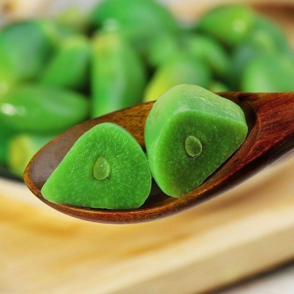 Tỏi xanh ngâm giấm, Tỏi ngọc bích lên men tự nhiên, hũ 400gr siêu ngon - Yumystore86