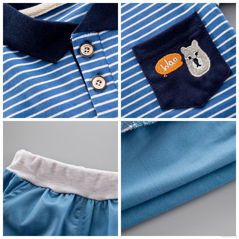 Set áo thun tay ngắn &amp; quần short cho bé trai