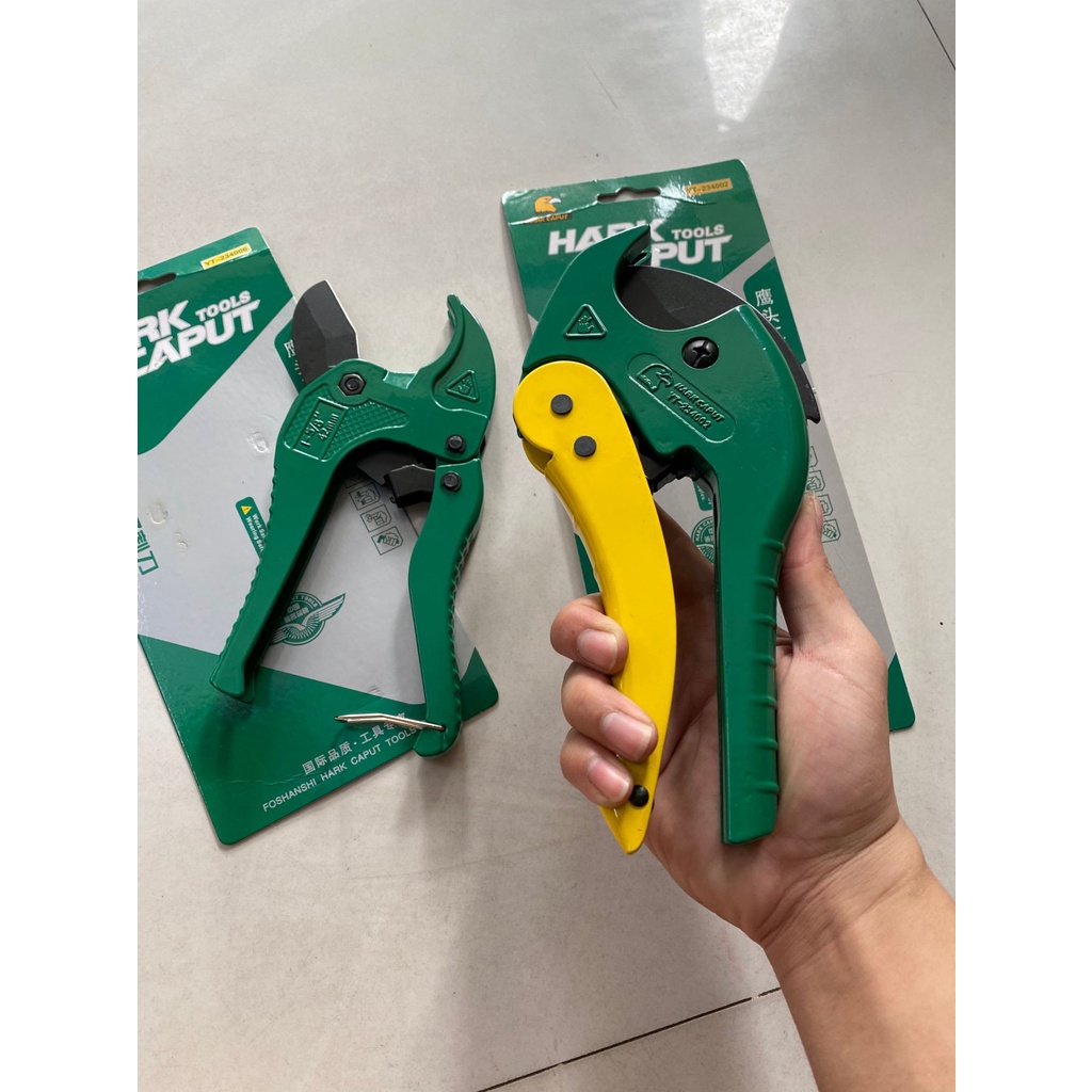 Kéo cắt ống nhựa PVC, PPR, PE HARK CAPUT hàng cao cấp loại tốt 42mm, lưỡi dày, siêu sắc bén, siêu bền