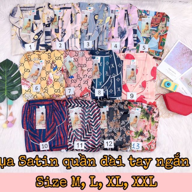 Pijama satin cao cấp TNQD
