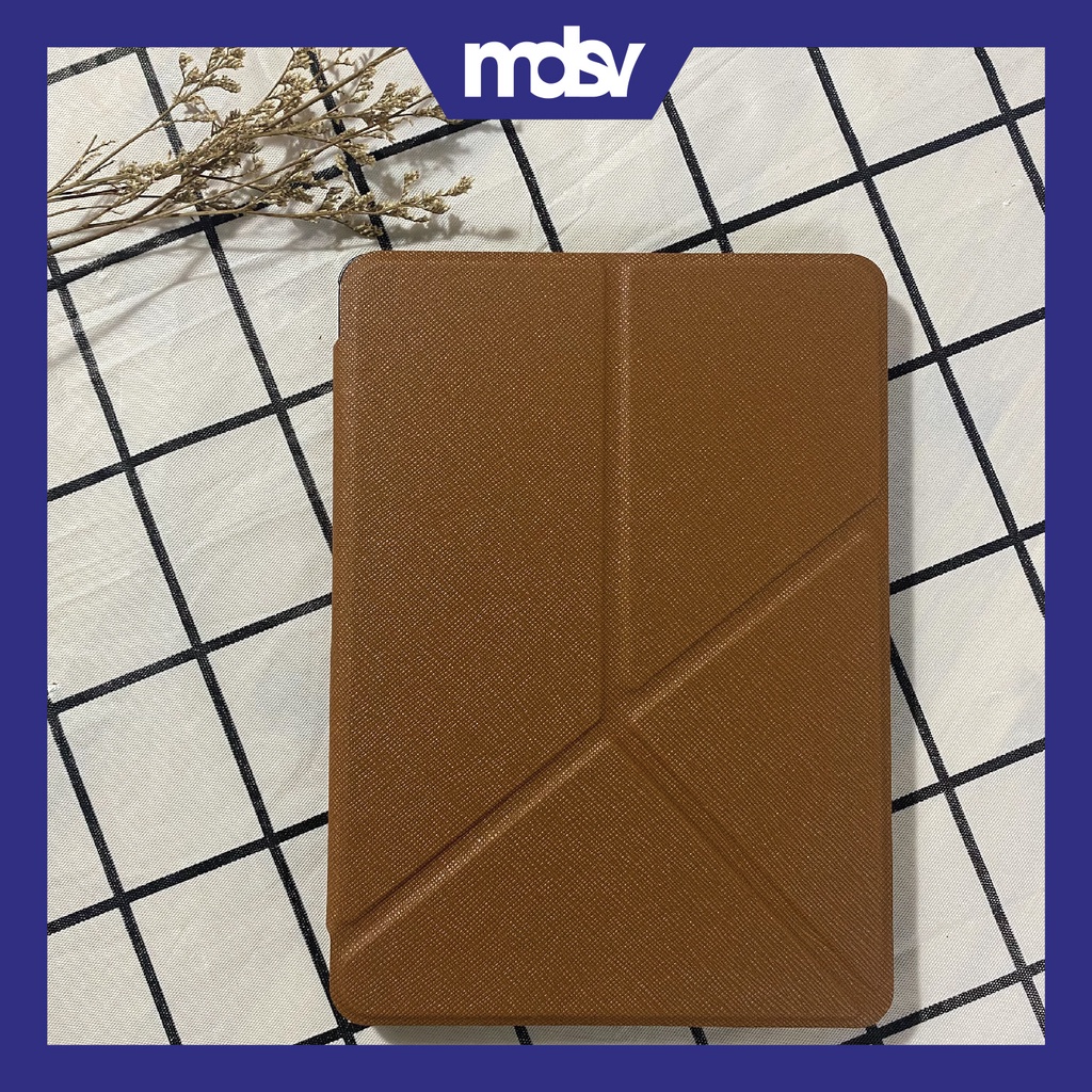 Bao da cover Kindle Paperwhite Gen 5 11th ORIGAMI CÓ GIÁ ĐỠ MÁY tự động tắt mở sang chảnh cứng cáp đến giật mình