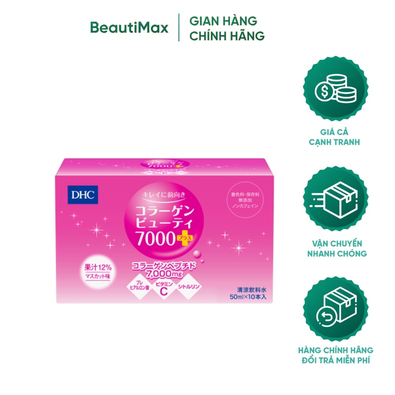 Collagen nước DHC 7000 Plus dưỡng ẩm chống lão hóa BeautiMax