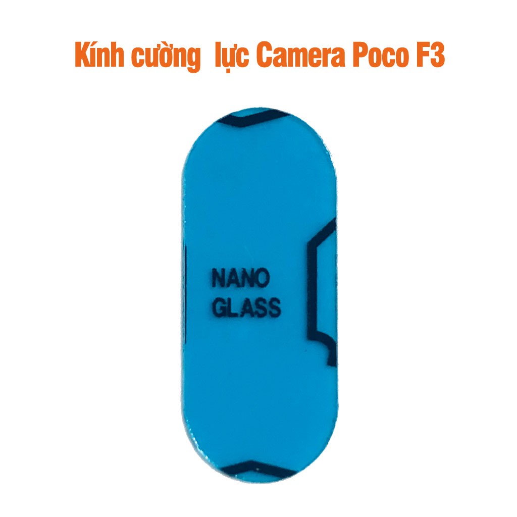 Kính cường lực Camera Poco X3 NFC/ X3 Pro/ F3 -Trong suốt-Độ cứng 9H