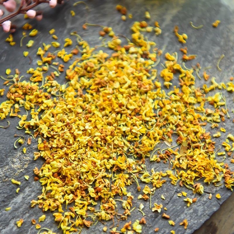 Quế Hoa (Hoa mộc quế) sấy khô thượng hạng để chưng yến, uống trà, làm bánh, nấu chè dưỡng nhan 100gr | Bột Natural