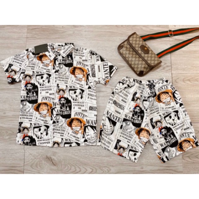 Bộ Luffy Cộc Tay Hót Hít