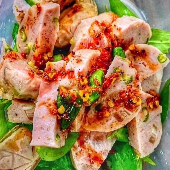 ❌❌CHẢ DA ỚT XIÊM XANH- Kết hợp từ chả lụa,bì,ớt xiêm xanh| Hàng sẵn - Giao Nhanh - Khuyến Mãi