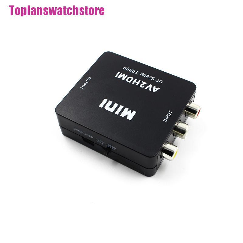 Bộ Chuyển Đổi Mini Rca Av Sang Hdmi 2 Hdmi 1080p