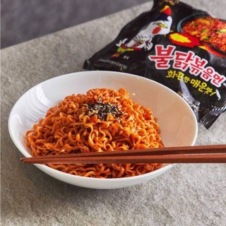 Mì cay samyang hàn quốc mì vị truyền thống, mì trộn khô, mì gà cay