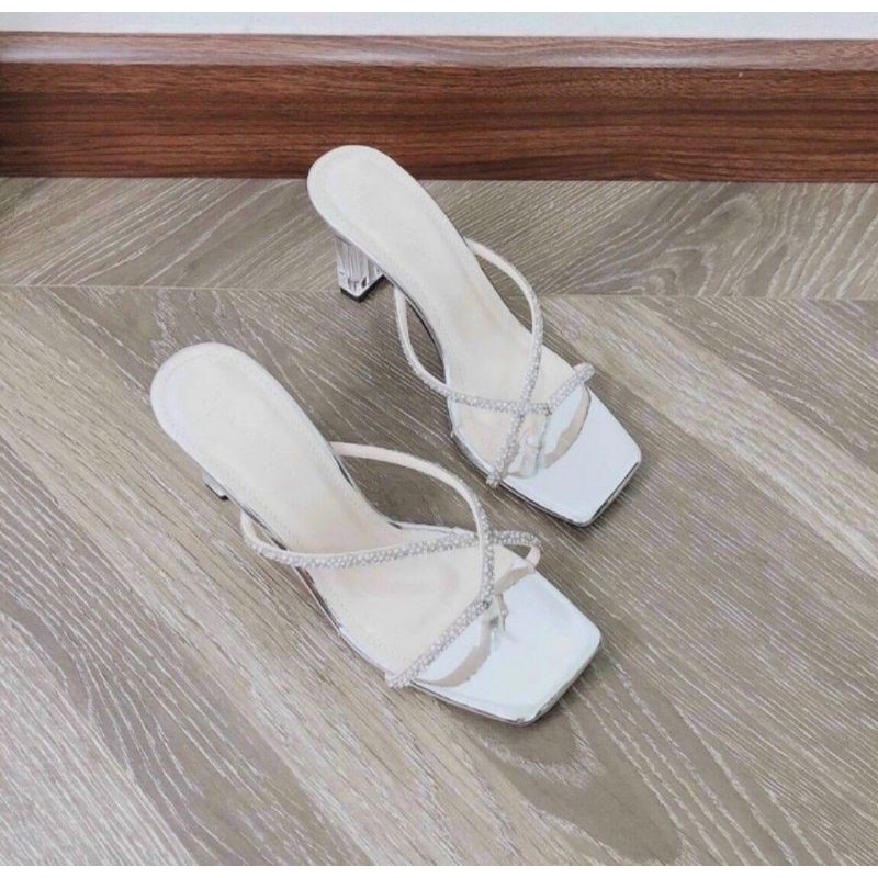 Dép,guốc cao gót,quai ngang chéo,gót thời trang,Bigsize đủ size từ 30 đến 44