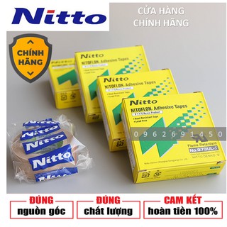 Băng keo chịu nhiệt NITTO 973UL 0.13mm x 19mm x 10m, máy hàn nhiệt, máy cắt túi, máy niêm phong túi nhựa