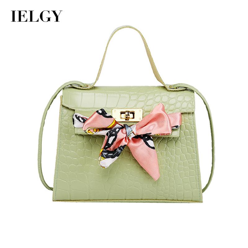 Túi tote IELGY đeo 1 vai vân cá sấu thời trang Hàn Quốc