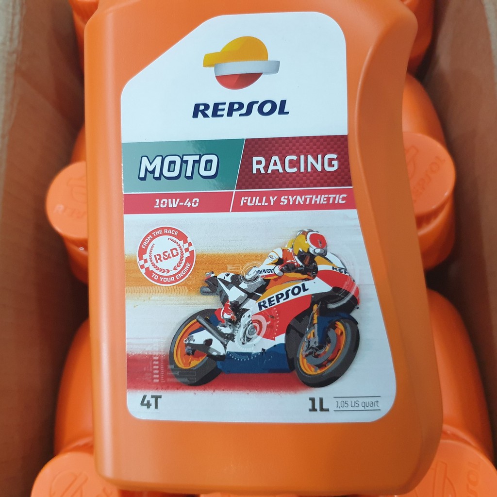 Nhớt Repsol Racing 10W40 Fully Synthetic 1L