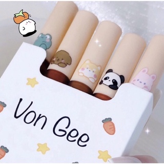 Sét son kem VONGEE thỏ cà rốt 5 cây
