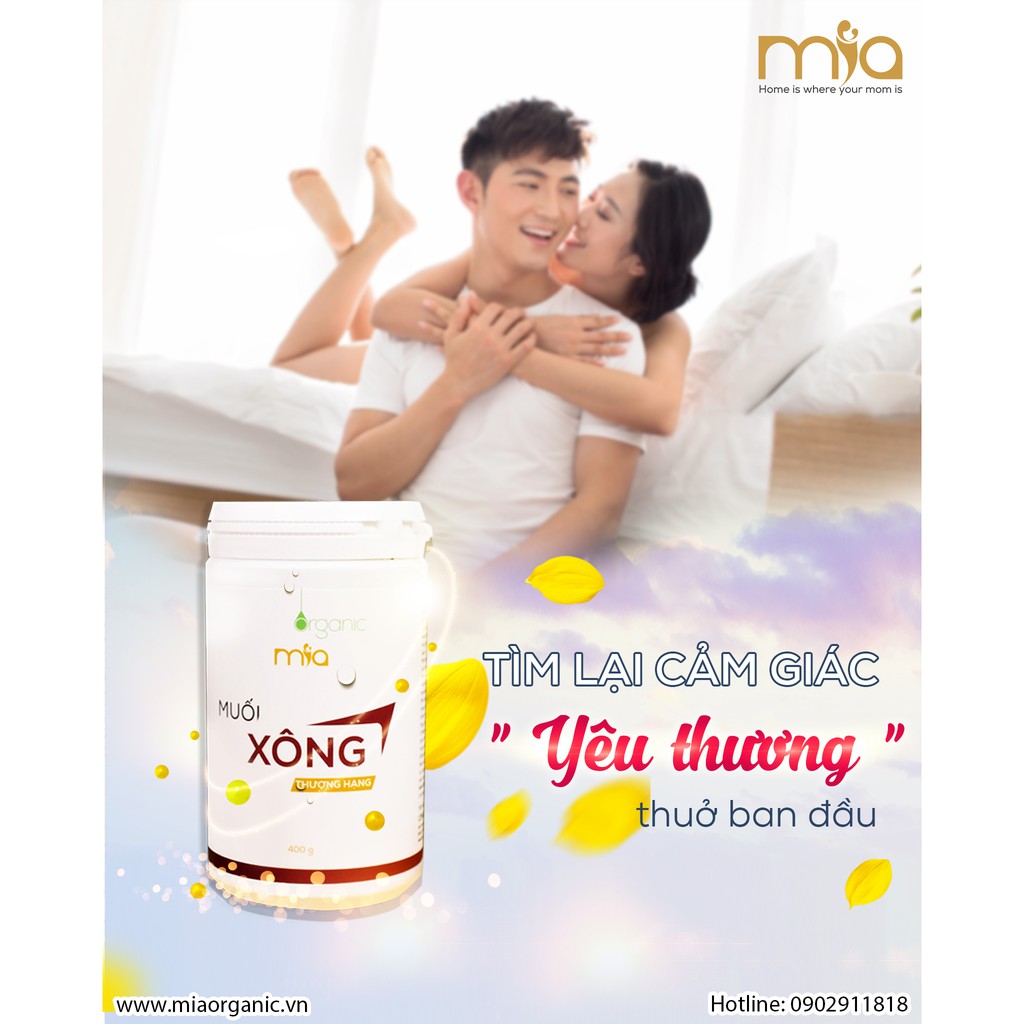 Muối Xông Vùng Kín Dành Cho Mẹ Bầu. Nuôi dưỡng phục hồi trẻ hóa - Mía Organic