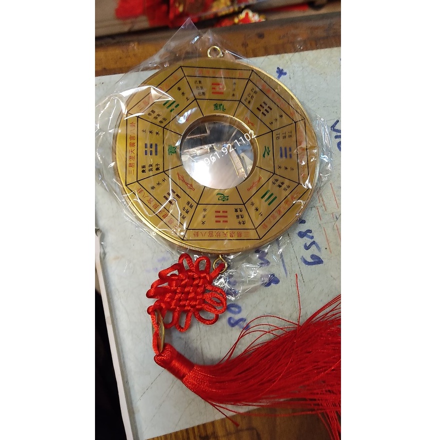 Gương Hậu Thiên Bát Quái Cầu Lồi bằng Đồng Bán đồ đồng phong thủy tài lộc