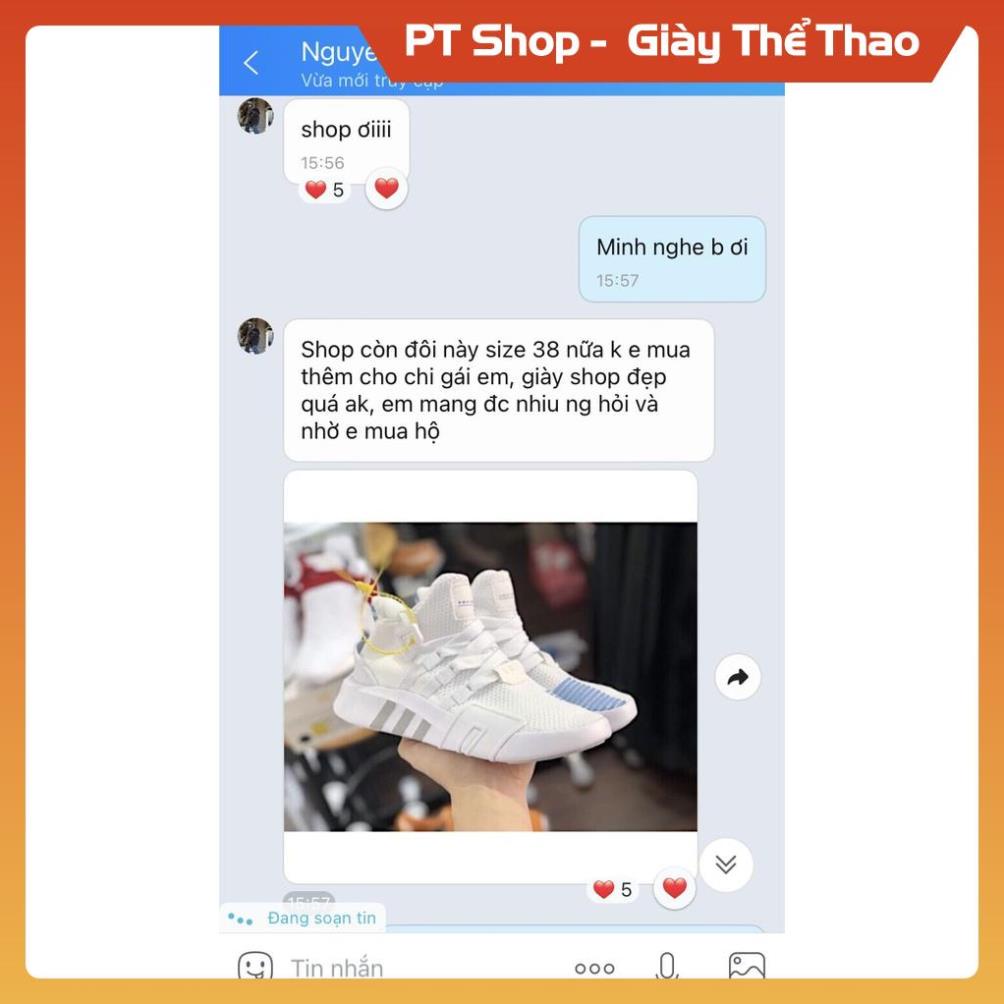 PT Shop Freeship+ Hàng Xịn] Giày thể thao eqt trắng xanh cao cấp, Giày nam nữ Full box bill , Giày Sneaker